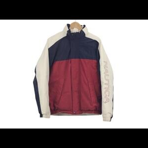 Vintage Vintage Nautica Reversible Sailing Puffer Jacket M